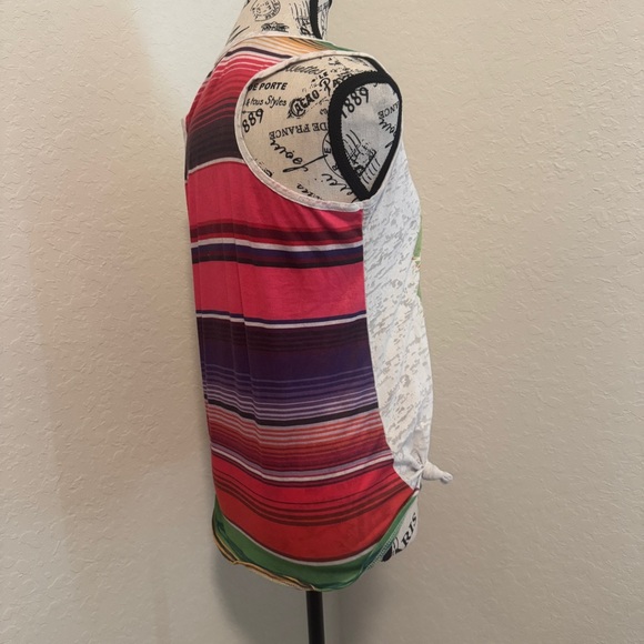 L&B Cactus Heart Tank Top with Stripes M Andy’s On River Road - Picture 9 of 9